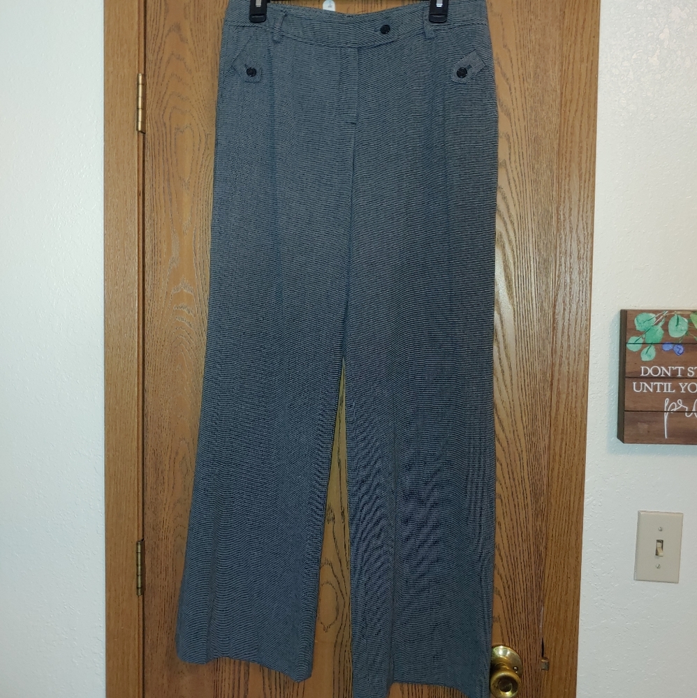 Grey wide leg pants